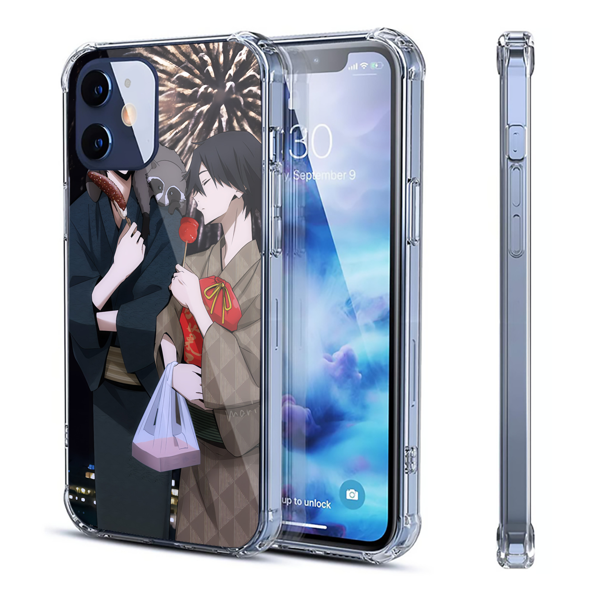 （画像用） 文豪ストレイドッグス Bungo Stray Dogs 【iPhone 12シリーズ対応】透明スマホケース（クリアソフトケース）